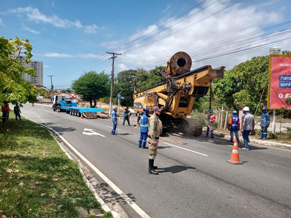 Trânsito na ponte sobre o Poxim ficará em meia pista nesta sexta para execução de obra - SMTT Aracaju